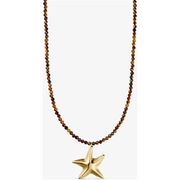 WOLFF JEWELRY BIG STAR NECKLACE G/B - 1260